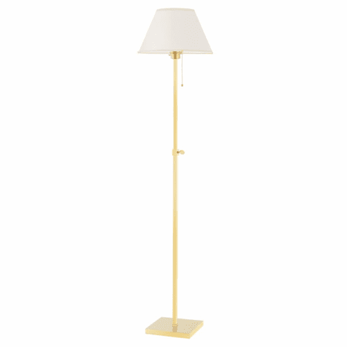 Hudson Valley Leeds 1 Light Floor Lamp - Aged Brass - MDSL133-AGB