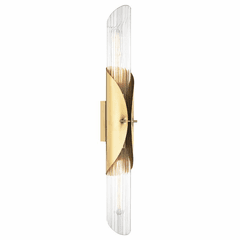Hudson Valley Lefferts 2-LT Wall Sconce - Aged Brass - 3526-AGB