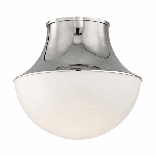 Hudson Valley Lettie Large LED Flush Mount - Polished Nickel - 9415-PN