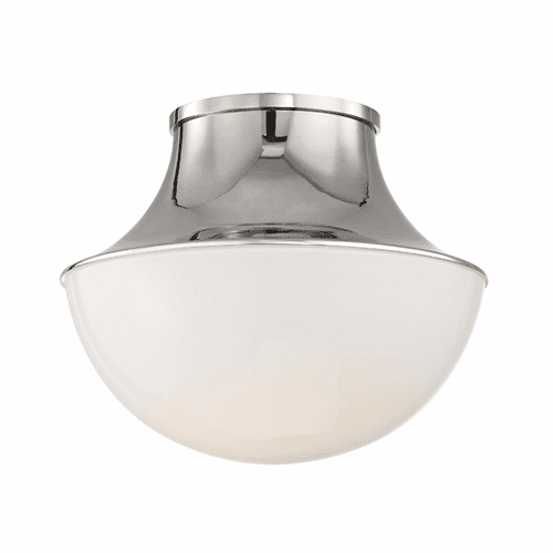 Hudson Valley Lettie Small LED Flush Mount - Polished Nickel - 9411-PN