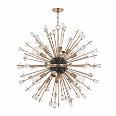 Hudson Valley Liberty 12-LT Chandelier - Aged Brass - 5046-AGB