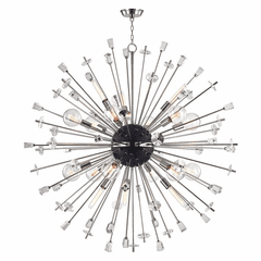 Hudson Valley Liberty 18-LT Chandelier - Polished Nickel - 5060-PN