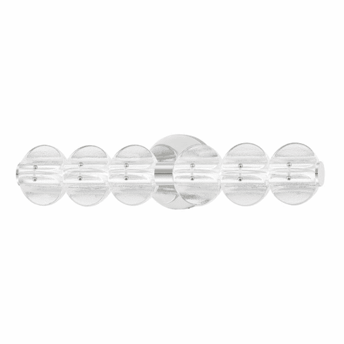 Hudson Valley Lindley 6 Light Bath Bracket - Polished Nickel - 1906-PN