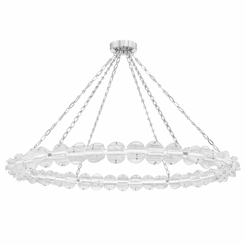 Hudson Valley Lindley Large LED Chandelier - Polished Nickel - 1955-PN