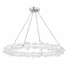 Hudson Valley Lindley Small LED Chandelier - Polished Nickel - 1938-PN