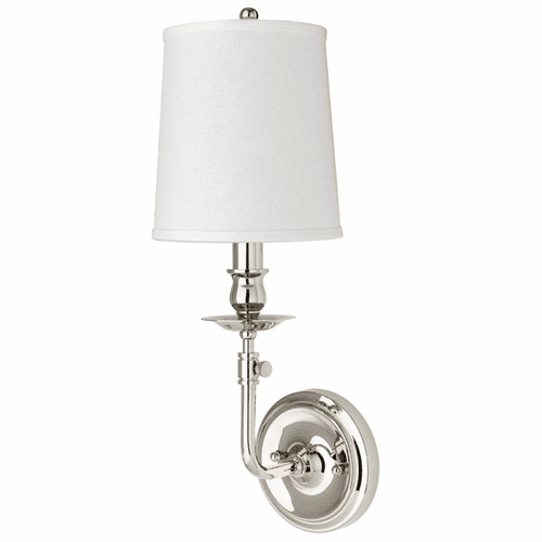 Hudson Valley Logan 1-LT Wall Sconce - Polished Nickel - 171-PN