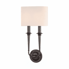 Hudson Valley Lourdes 2-LT Wall Sconce - Old Bronze - 1232-OB