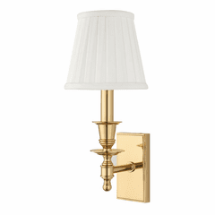 Hudson Valley Ludlow 1-LT Wall Sconce - Polished Brass - 6801-PB