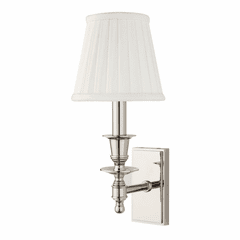 Hudson Valley Ludlow 1-LT Wall Sconce - Polished Nickel - 6801-PN