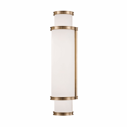 Hudson Valley Malcolm LED Bath Light Bracket - Aged Brass - 6622-AGB