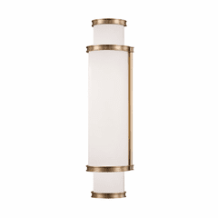 Hudson Valley Malcolm LED Bath Light Bracket - Aged Brass - 6622-AGB