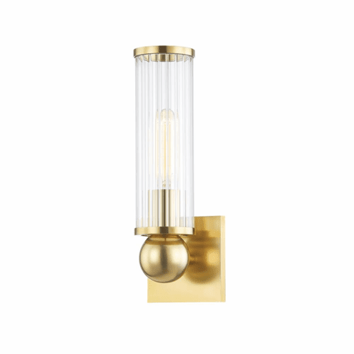 Hudson Valley Malone 1 Light Wall Sconce - Aged Brass - 5271-AGB