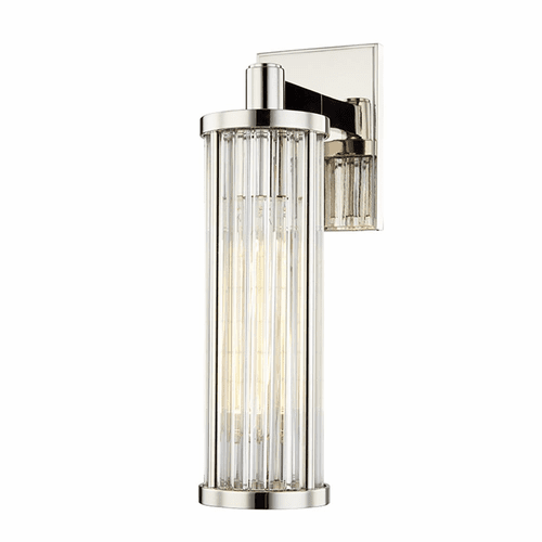 Hudson Valley Marley 1-LT Wall Sconce - Polished Nickel - 9121-PN