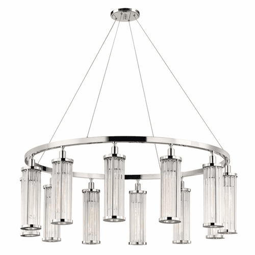 Hudson Valley Marley 12-LT Pendant - Polished Nickel - 9142-PN