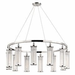 Hudson Valley Marley 12-LT Pendant - Polished Nickel - 9142-PN