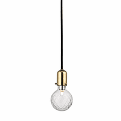 Hudson Valley Marlow 1-LT Pendant - Aged Brass - 1100-AGB