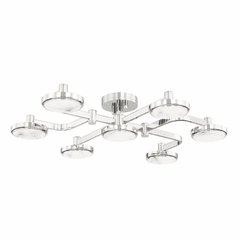 Hudson Valley Meander 6 Light Chandelier - Polished Nickel - 6332-PN
