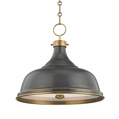 Hudson Valley Metal No.1 3-LT Pendant - Aged/Distressed Bronze - MDS900-ADB