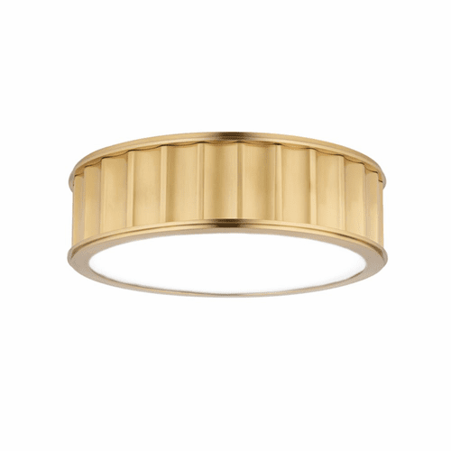 Hudson Valley Middlebury 2-LT Flush Mount - Aged Brass - 911-AGB