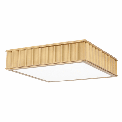 Hudson Valley Middlebury 3-LT Flush Mount - Aged Brass - 932-AGB