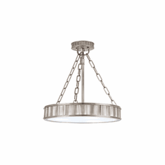 Hudson Valley Middlebury 3-LT Semi Flush - Histroic Nickel - 901-HN