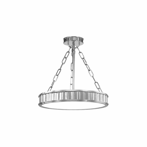 Hudson Valley Middlebury 3-LT Semi Flush - Polished Nickel - 901-PN