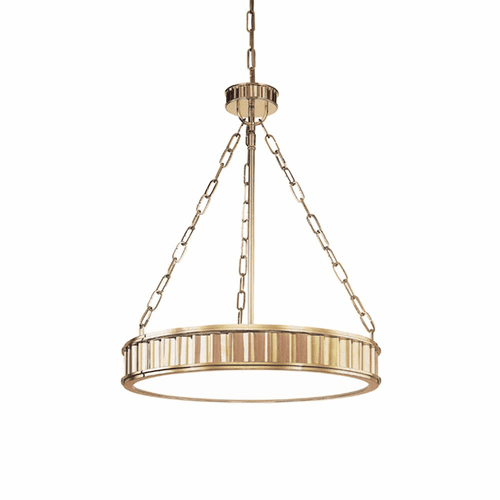 Hudson Valley Middlebury 5-LT Pendant - Aged Brass - 902-AGB