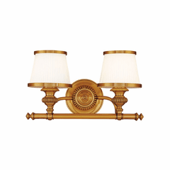 Hudson Valley Milton 2-LT Bath Light Bracket - Flemish Brass - 2002-FB