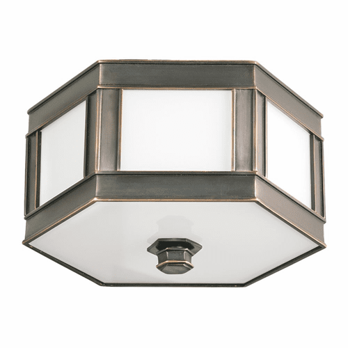Hudson Valley Nassau 2-LT Flush Mount - Old Bronze - 6413-OB