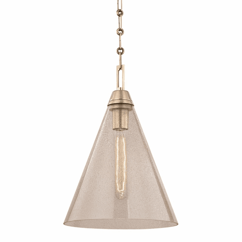 Hudson Valley Newbury 1-LT Pendant - Aged Brass - 6011-AGB