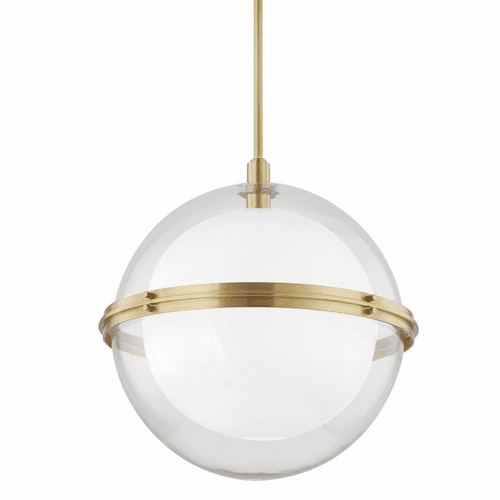 Hudson Valley Northport 1-LT Pendant - Aged Brass - 6522-AGB
