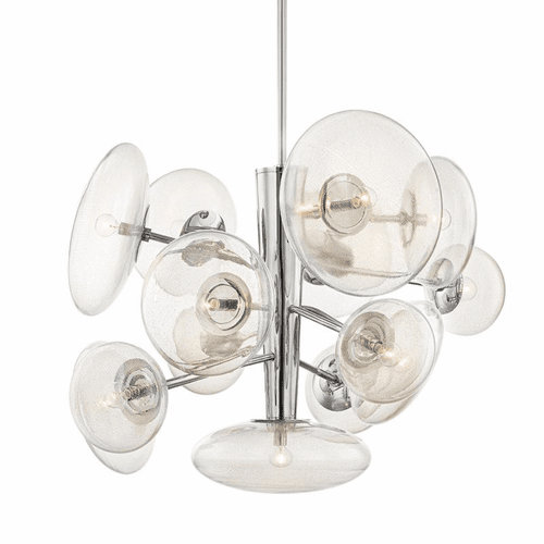 Hudson Valley Opera 14-LT Pendant - Polished Nickel - KBS1471814-PN