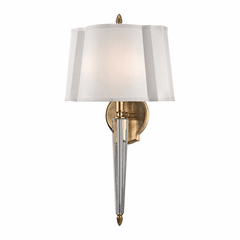 Hudson Valley Oyster Bay 2-LT Wall Sconce - Aged Brass - 3611-AGB