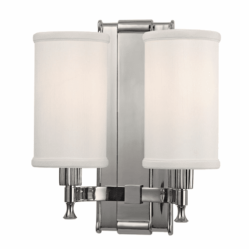 Hudson Valley Palmdale 2-LT Wall Sconce - Polished Nickel - 1122-PN