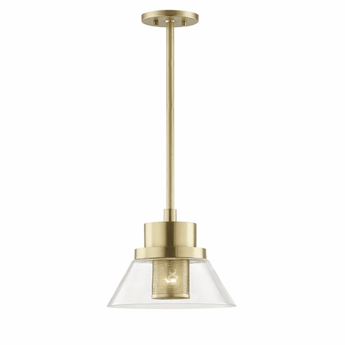 Hudson Valley Paoli 1-LT Small Pendant - Aged Brass - 4031-AGB