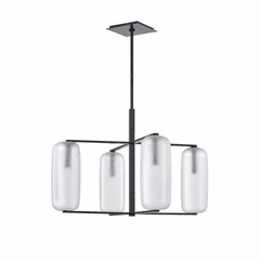 Hudson Valley Pebble 4-LT Chandelier - Old Bronze - 3474-OB