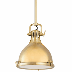 Hudson Valley Pelham 1-LT Pendant - Aged Brass - 2211-AGB
