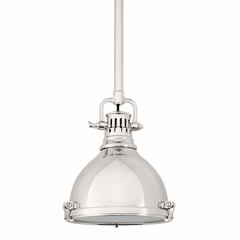 Hudson Valley Pelham 1-LT Pendant - Polished Nickel - 2210-PN