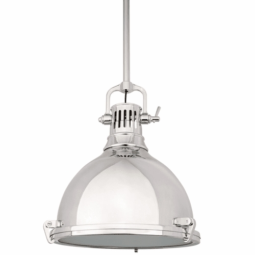 Hudson Valley Pelham 1-LT Pendant - Polished Nickel - 2212-PN