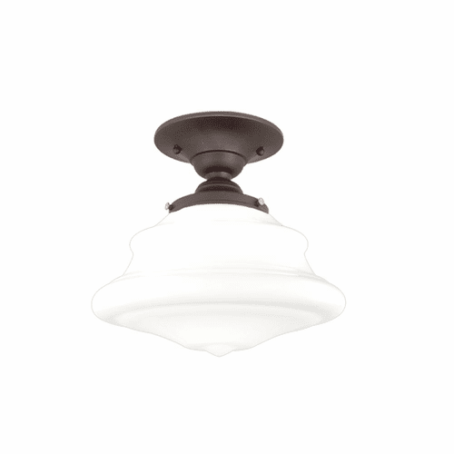 Hudson Valley Petersburg 1-LT Semi Flush - Old Bronze - 3409F-OB