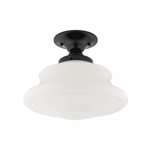 Hudson Valley Petersburg 1-LT Semi Flush - Old Bronze - 3412F-OB
