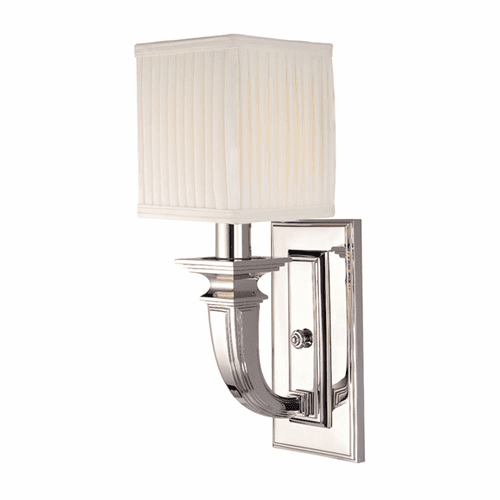 Hudson Valley Phoenicia 1-LT Wall Sconce - Polished Nickel - 541-PN