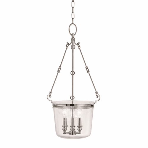 Hudson Valley Quinton 3-LT Pendant - Polished Nickel - 131-PN