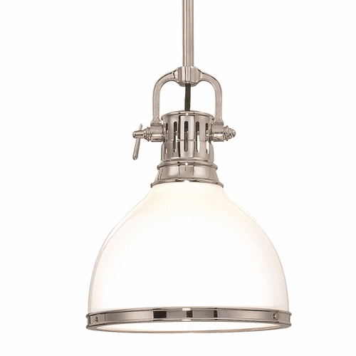 Hudson Valley Randolph 1-LT Pendant - Polished Nickel - 2621-PN
