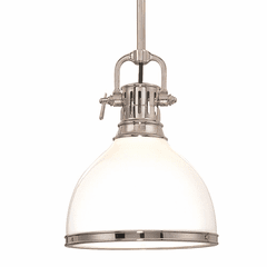 Hudson Valley Randolph 1-LT Pendant - Polished Nickel - 2621-PN