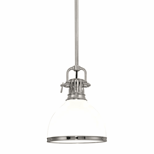 Hudson Valley Randolph 1-LT Pendant - Polished Nickel - 2623-PN