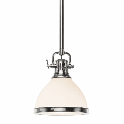 Hudson Valley Randolph 1-LT Pendant - Satin Nickel - 2621-SN