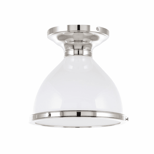 Hudson Valley Randolph 1-LT Semi Flush - Polished Nickel - 2612-PN