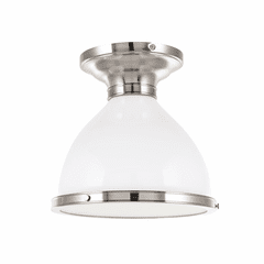 Hudson Valley Randolph 1-LT Semi Flush - Satin Nickel - 2612-SN
