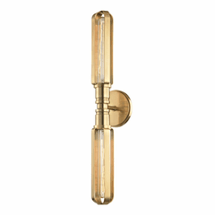 Hudson Valley Red Hook 2-LT Wall Sconce - Aged Brass - 1092-AGB